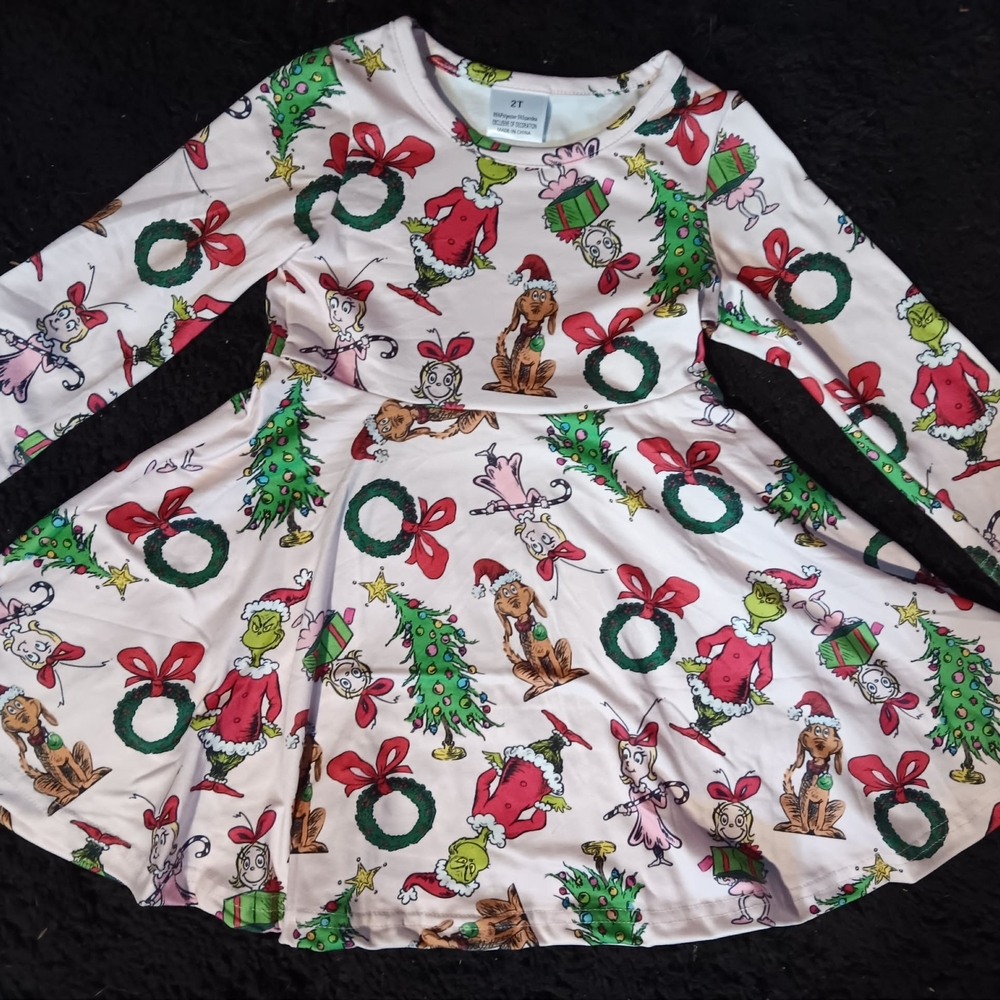 Grinch Christmas Dress